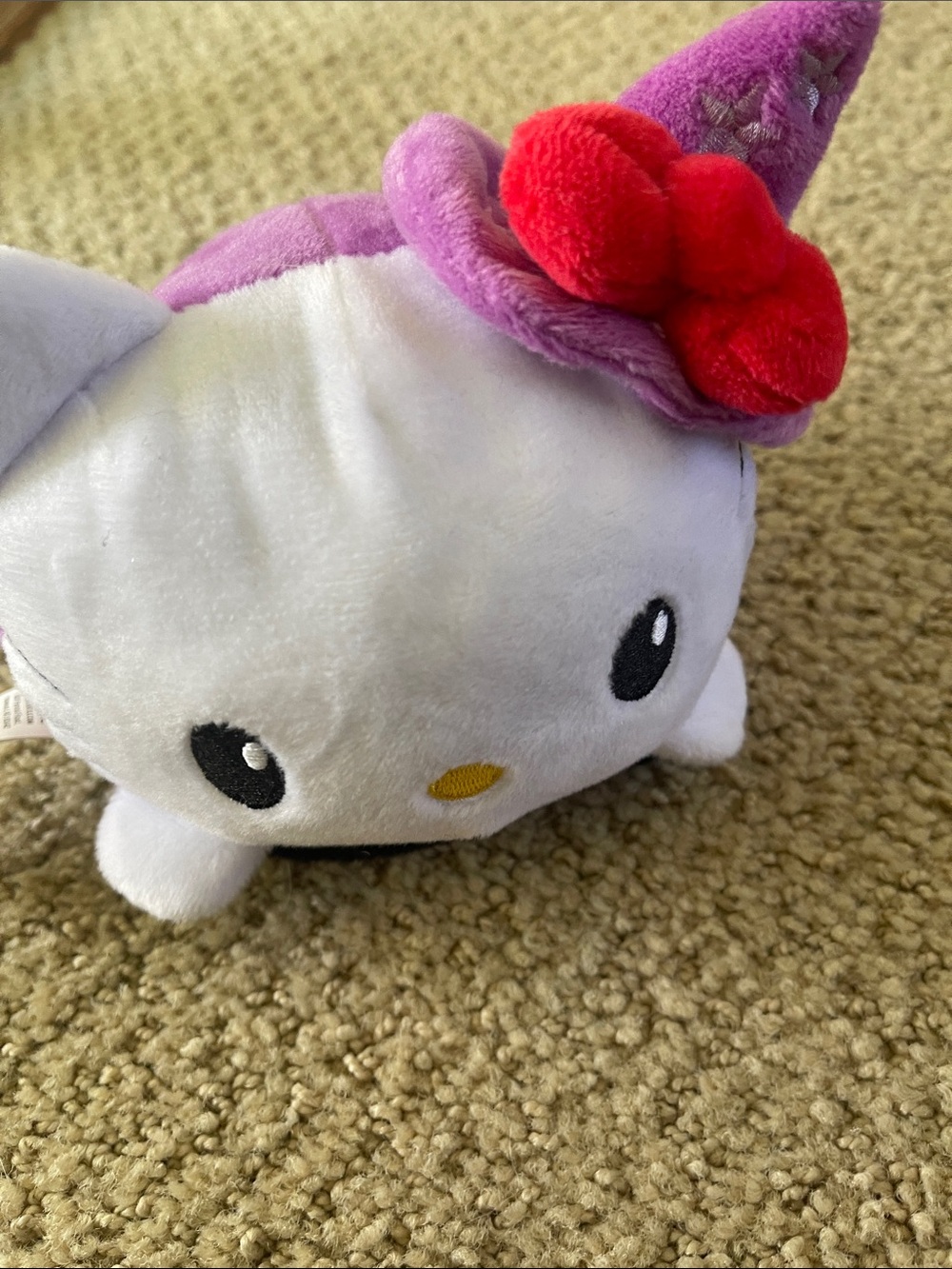 Hello Kitty Purple & White Plush